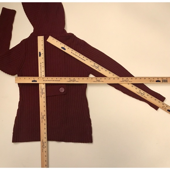 Carol Rose Women's size S hooded cardigan sweater - Picture 3 of 7